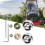 2er Set Gear Case Thrust Plate Dichtung Kragenmutter Kit für Rasenmäher 16