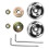 2er Set Gear Case Thrust Plate Dichtung Kragenmutter Kit für Rasenmäher 12