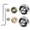 2er Set Gear Case Thrust Plate Dichtung Kragenmutter Kit für Rasenmäher 14