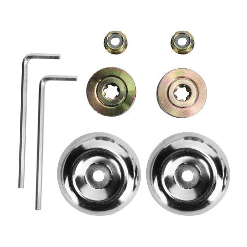2er Set Gear Case Thrust Plate Dichtung Kragenmutter Kit für Rasenmäher 1