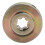 2er Set Gear Case Thrust Plate Dichtung Kragenmutter Kit für Rasenmäher 8