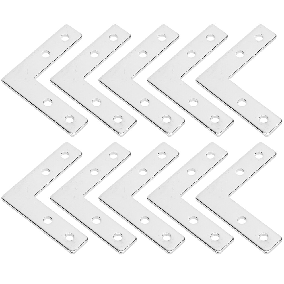 10Pcs Aluminium Profiles Connection Plate Carbon