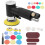 60Pcs Air Sander Black Eccentric Pneumatic Car 5