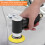 60Pcs Air Sander Black Eccentric Pneumatic Car 15