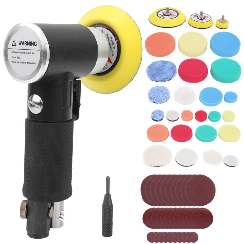 60Pcs Air Sander Black Eccentric Pneumatic Car 1