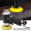 60Pcs Air Sander Black Eccentric Pneumatic Car 14