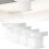 Bed Sheet Holder Clips with Lock Strips, 4 Pcs White Bedding Sheet Holders for Flat Sheets, Laundry Organization, Travel Use 1