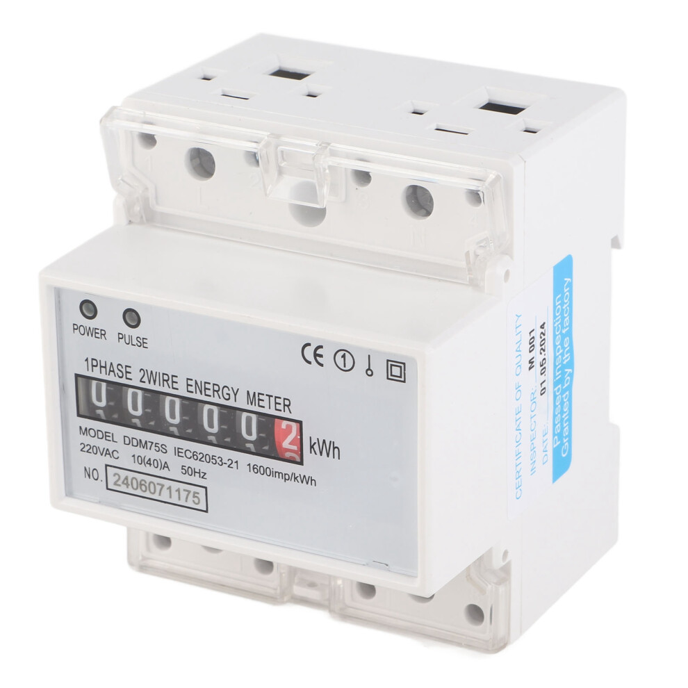 Single Phase 4P LED Din Rail Electricity Power