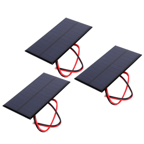 3pcs DC 6V 1W Solar Panel Cell Power Module