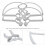 Propellerschutz für Mavic Mini 2, Grau, 4 Stück, 135x18mm 4