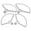 Propellerschutz für Mavic Mini 2, Grau, 4 Stück, 135x18mm 13