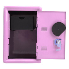 Mini Pinkes Metallgeldaufbewahrungsfach für Kinder Sicheres Kästchen 10,5x7x3cm