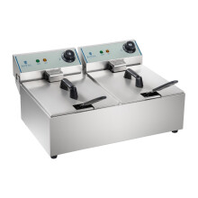 Dubbele elektrische frituurpan 2x5L