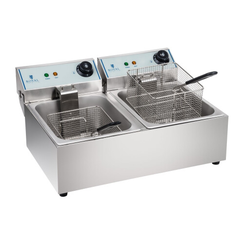 Dubbele elektrische frituurpan 2x5L 1