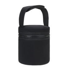 Breastmilk Cooler Bag - Insulated Milk Storage Pouch, Leakproof Bottle Tote for Nursing Moms, Compact Travel Cooler, Black