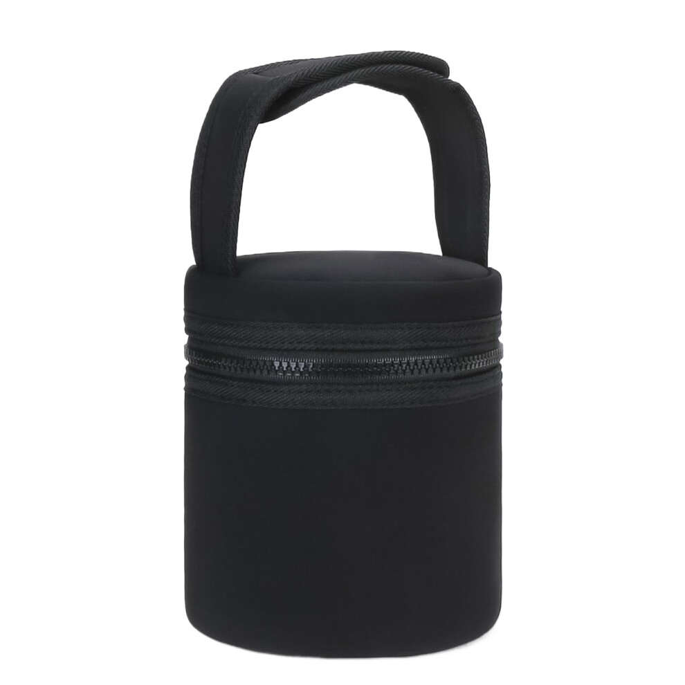 Breastmilk Cooler Bag - Insulated Milk Storage Pouch, Leakproof Bottle Tote For Nursing Moms, Compact Travel Cooler, Black