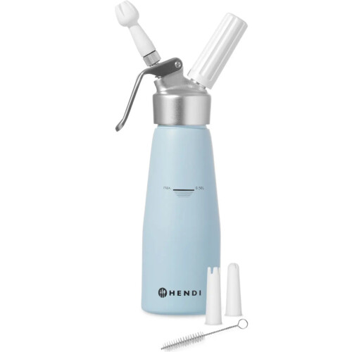 Sahnesiphon, blau, 0,5 L - Hendi 975862 1