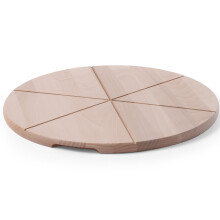 Tabla de cortar pizza de madera de 30 cm - Hendi 505540