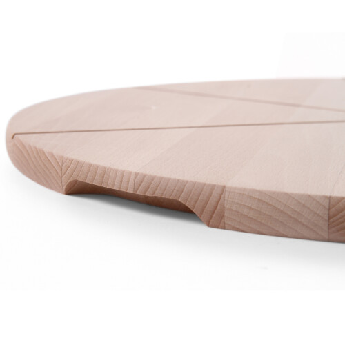 Tabla de cortar pizza de madera de 30 cm - Hendi 505540 1