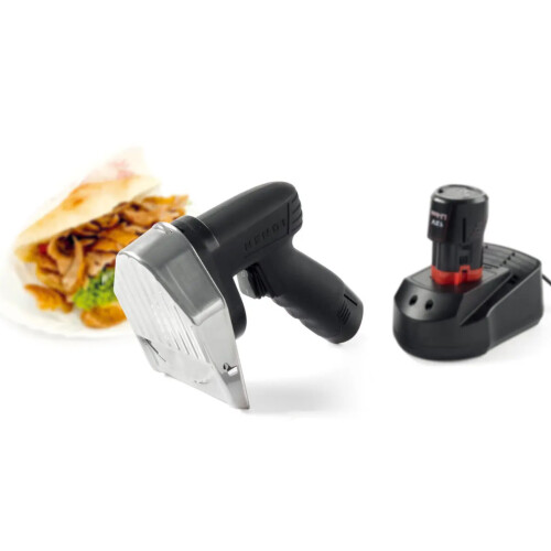 Kabelloses elektrisches Kebabmesser der Kitchen Line - Hendi 267257 2