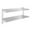 Étagère murale double en acier, réglable, 120 cm 2