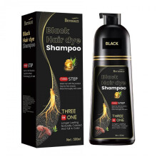 (brown) 3-in-1Hair Dye Shampoo,100% Grey Coverage,Herbal Hair Color Treated Shampoo, Natural Brown/Black Long Lasting Easy to Use