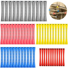 60pcs Hair Perm Rods Set Hairs Curlers Shaping Tools Hairdressing