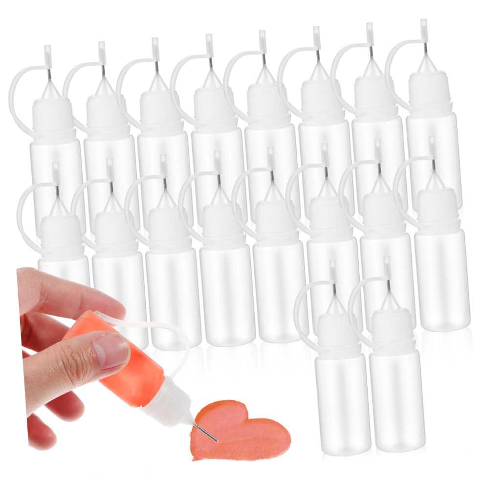 20Pcs Precision Glue Dispenser Squeeze Bottles For Diy Projects Leak Resistant Pe Material Home Repair Use 6038364011305