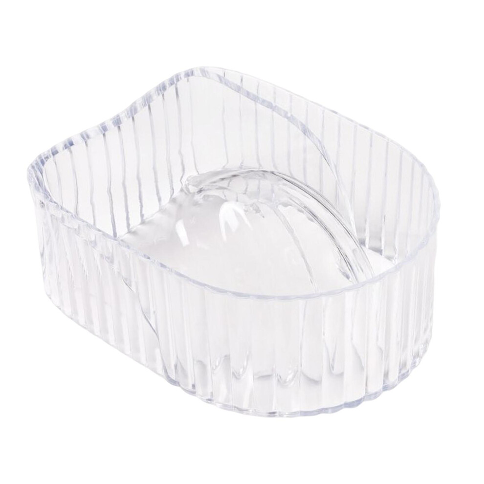(Transparent, 148x115x57cm) Nail Soaking Bowl Professional Manicure SPA Tool for Home Salon