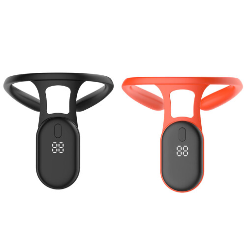 (orange) Adjustable Micro Vibration Posture Training Reminder For Back And Neck 2