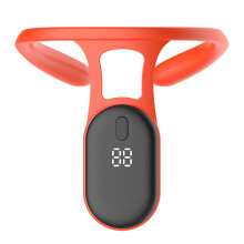 (orange) Adjustable Micro Vibration Posture Training Reminder For Back And Neck