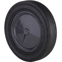 Roue pour conteneur à déchets en caoutchouc, diamètre 250 mm