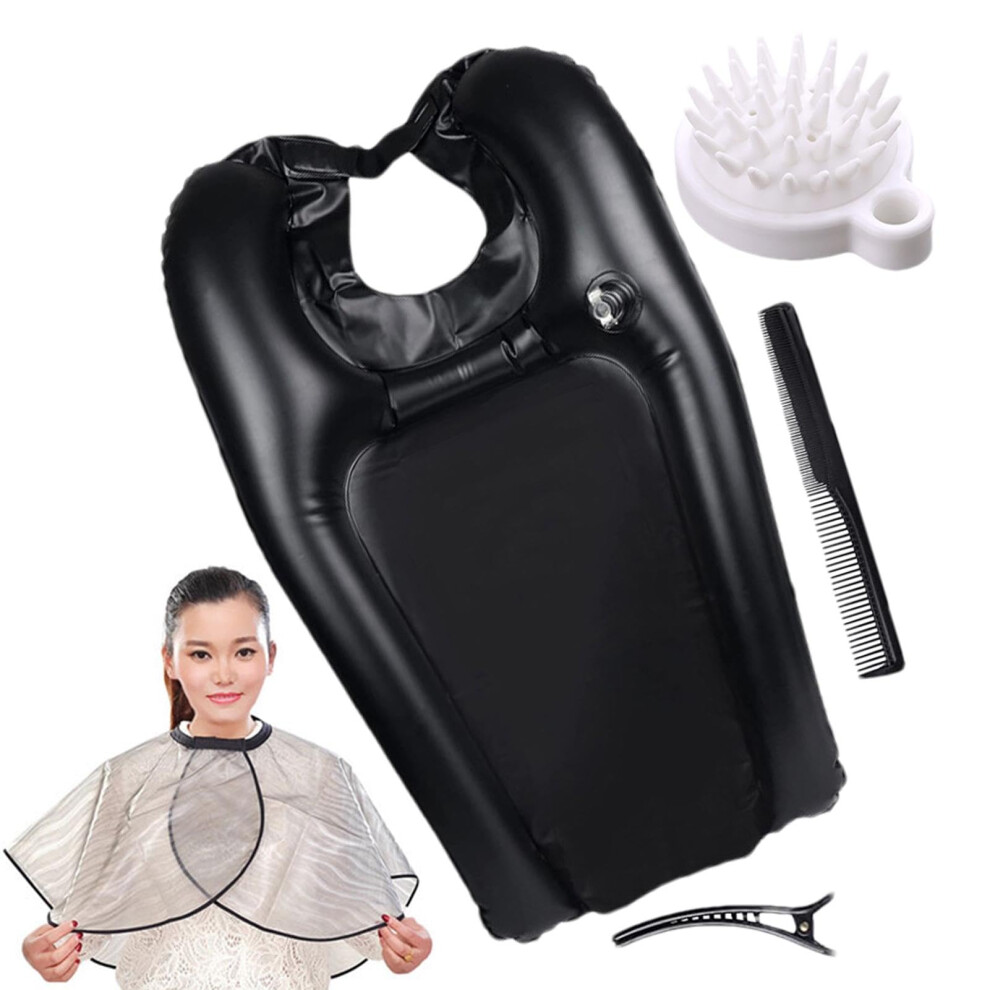 Inflatable Hair Washing Basin for Bedridden Patients â Waterproof Bowl, Hair Washing Station with Combs and Clips