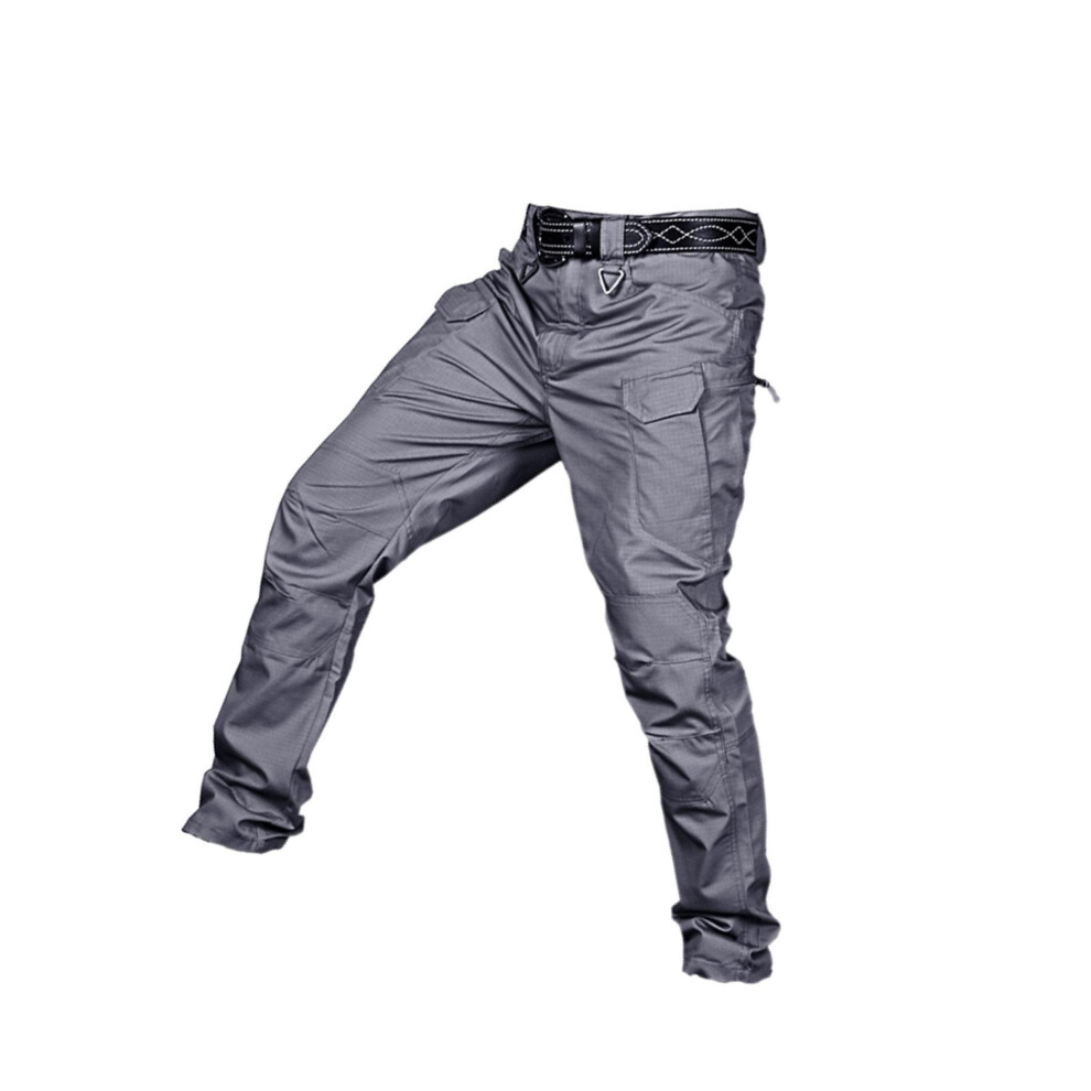 (Gray, S) Fashionable Men s Cargo Work Pants Amy Trousers with Multiple Pockets-image-OPC-PK97G9Z-NEW