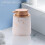 Imitate Marble Ceramic Dispenser,portable Refillable Liquid Shampoo&lotion Jar,400ml,white 3