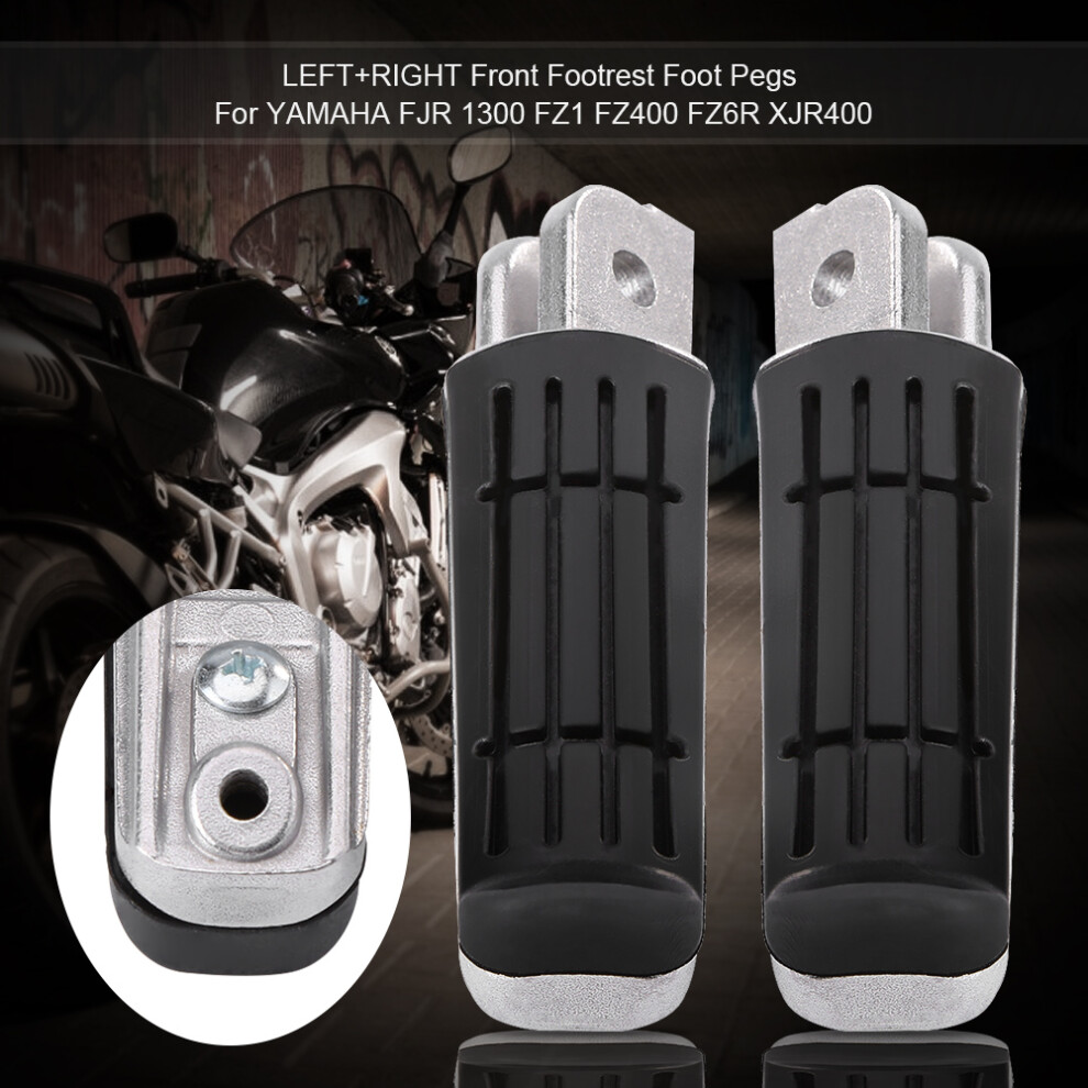Pair Of Front Motorcycle Footrest Pedals Foot Pegs 8320539650760