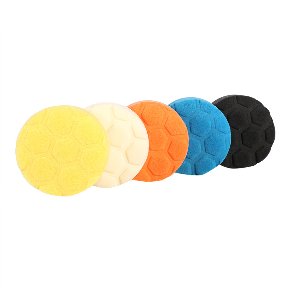5Pcs Buffing Sponge Polishing Pad Hand Tool Kit 8320539651149
