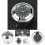 7/8" 1" Motorcycle Handlebar Mount Watch Precise 8