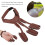 Artificial Leather Archery Glove 3-Finger Protector for Left/Right Hand 5