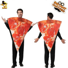 Erwachsene Halloween Parodie Essen Pizza Kostüm Lustige Pizza Kostüm Cosplay Spielen Straße Kostüm
