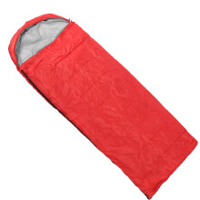 Erwachsenen-Wasserdichte Hülle-Schlafsack mit Kapuze, 180 cm, Rot