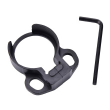 Two-Point Swivel Mounting Clamp with Quick Release - Adjustable Brackets and Release Rings for Easy Installation