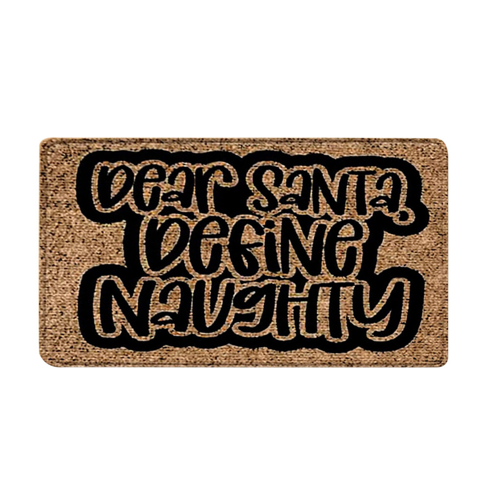 (Multi-Color) Christmas Door Mat Gnome Floor Mat Hallway Kitchen Foot Mat Soft Carpet 4651941589053