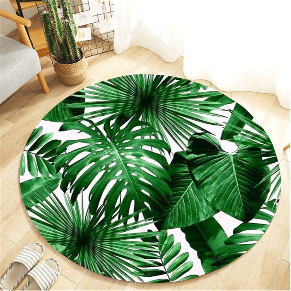 (Multi-Color) Blanket Round Bathroom Carpet 55Cm 4651941593531