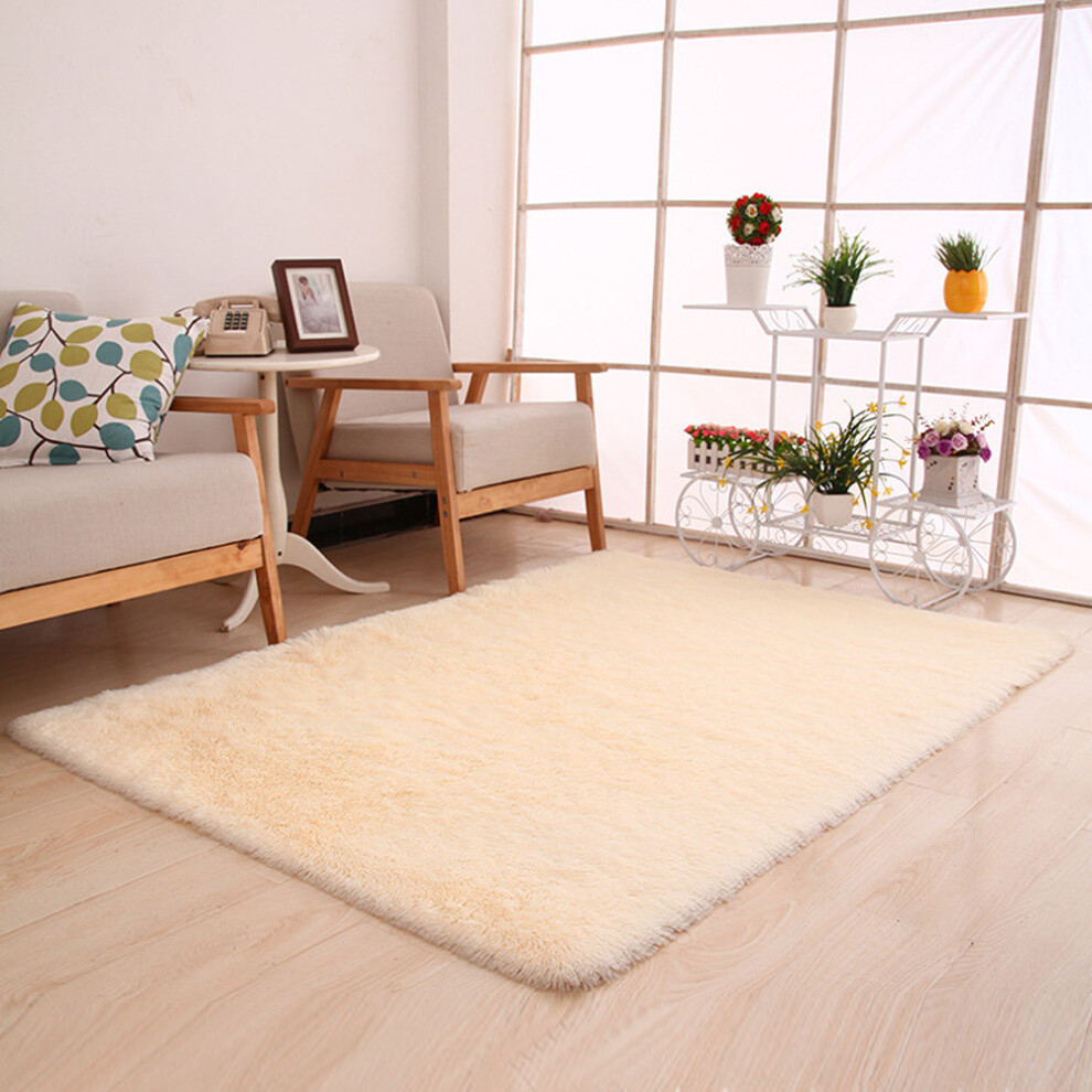 (Beige) 60X160cm Rugs Area Rug Dining Room Bedroom Carpet Floor Mat Beige 4651941582887