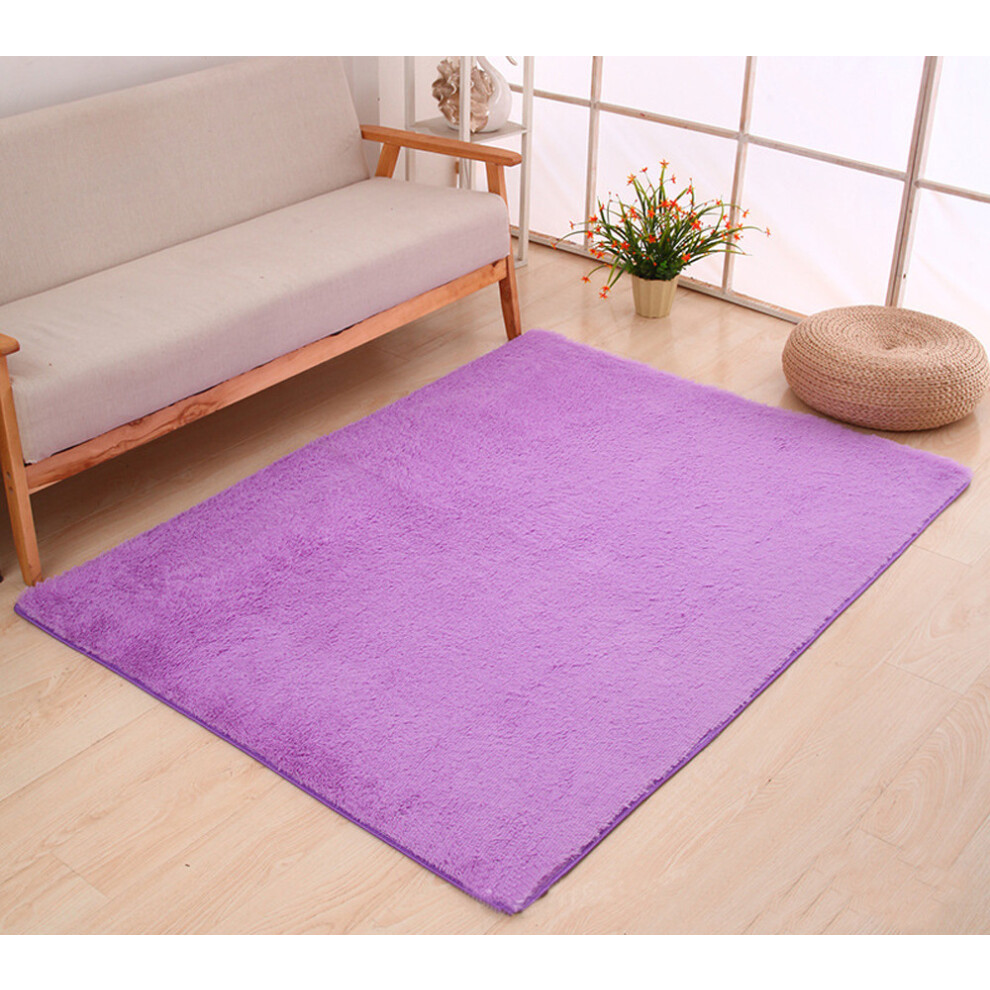 (Purple) 60X160cm Rugs Area Rug Dining Room Bedroom Carpet Floor Mat Beige 4651941582771