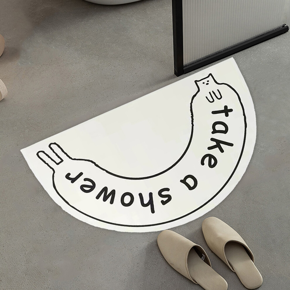 (A) Soft Cats Shaped Bathroom Rug Non Slip Floor Mat For Bedroom Living Room Comfortable And Environmentally Safe Easy To Clean And Maintain-image-OPC-PK97XZT-NEW