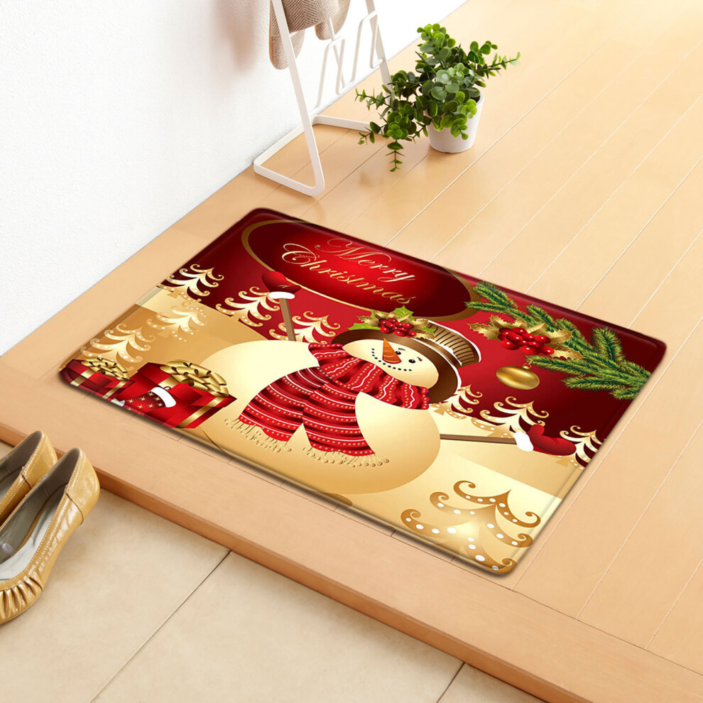 (A) Christmas Door Mat Kitchen Mat Bedroom Living Room Carpet 4651941593098