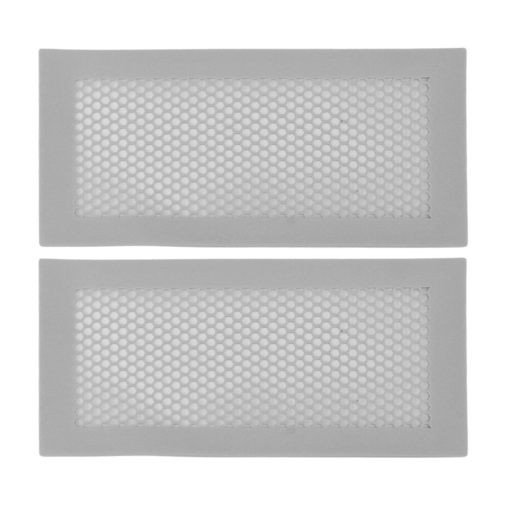 2Pcs Baby Proof Vent Cover Child Proof Safe Soft Gray