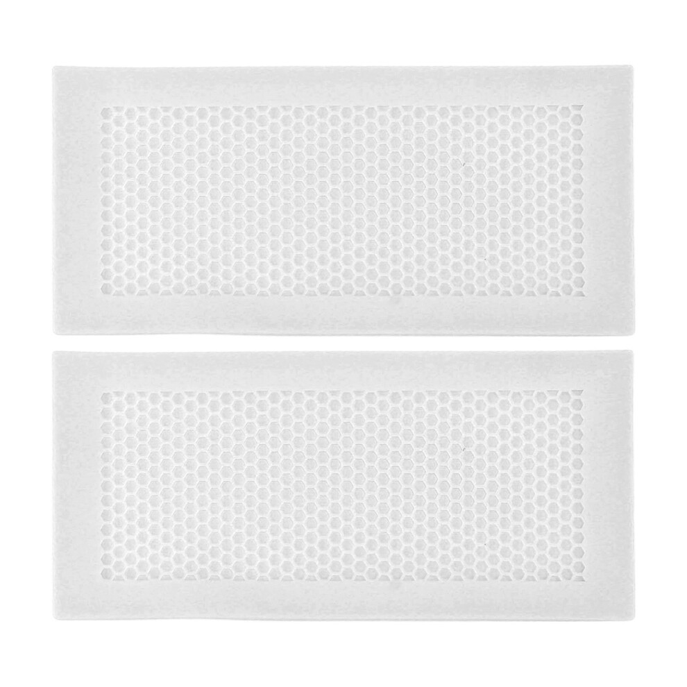 2Pcs Baby Proof Vent Cover Child Proof Safe Soft White